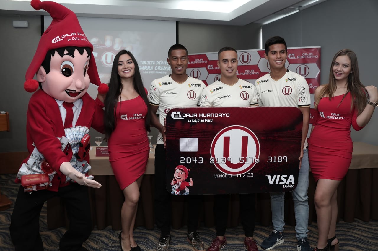 Presentan nueva tarjeta débito con diseño exclusivo de Universitario de Deportes
