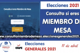 CONSULTA AQUÍ SI ERES MIEMBRO DE MESA - Elecciones Generales 2021: Link ONPE para saber si fuiste elegido.