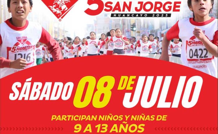 V edición de Maratón Junior SAN JORGE en Huancayo